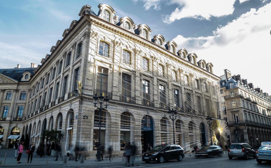 Pradeau Morin hand the keys over the new Louis Vuitton store at